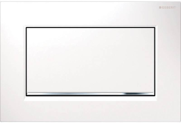 Кнопка смыва Geberit Sigma 30 115.893.KJ.1 белая / хром