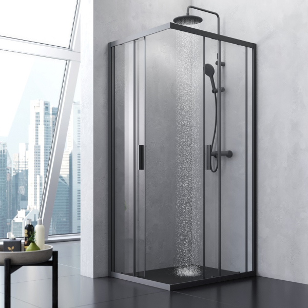 Душевое ограждение 100х80 см, без поддона AM.PM Gem S, W93G-404-100280-BT