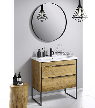 Подвесная тумба без раковины AQWELLA 80см., FRG0108DB