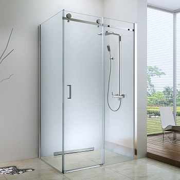 Душевая дверь в нишу Berges Wasserhaus Gelios 062008 100, профиль хром сильвер