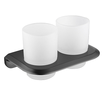 Стакан двойной для зубных щеток ABBER Nord AA1557NG никель