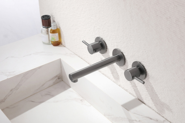 Смеситель ABBER Emotion AF88121NG для раковины скрытого монтажа, никель