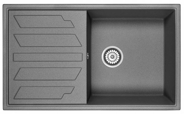 Кухонная мойка GRANULA (8601, ГРАФИТ )