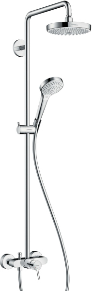 Душевая стойка Hansgrohe Croma Select S 180 2jet 27255400 с однорычажным смесителем