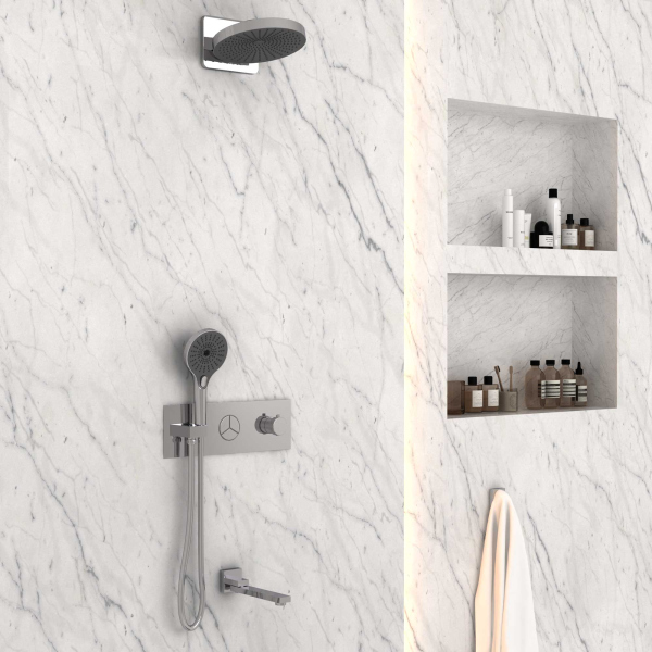 Душевой комплект Vincea VSFW-432TI1CH встраиваемый, хром