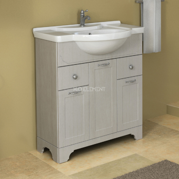 Тумба Dreja.eco Antia 75, капучино, 2 ящ, 3 дв, 99.0403