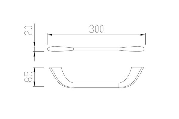 Полотенцедержатель ABBER Nord AA1551G золото матовое