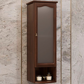 Шкаф Opadiris Риспекто подвесной 1 створч., цвет нагал, правый, с матовым стеклом, 00-00006083