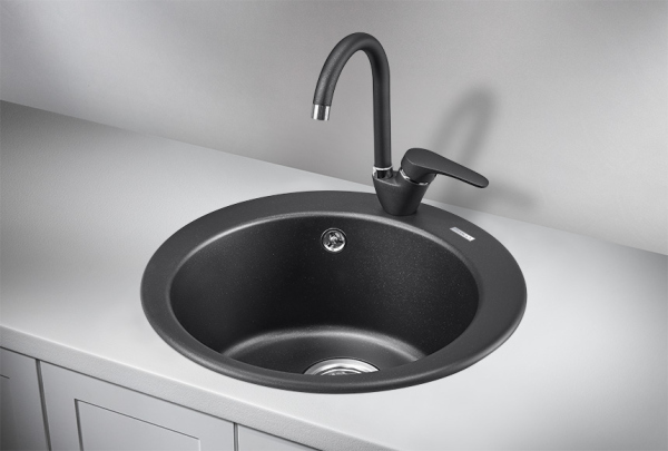 Кухонная мойка GRANULA (4801, ШВАРЦ)