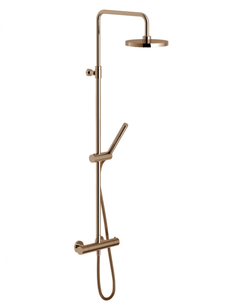 VE125030/50RCP VELIS душевая система с термостатом для душа, красное золото