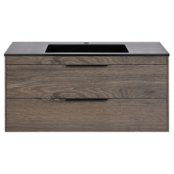 Тумба с раковиной Vincea Chiara 2D 1000 подвесная, R.Oak, VMC-2C2100RO+VCB-13100W Тумба с раковиной Vincea Chiara 2D 1000 подвесная, R.Oak, VMC-2C2100RO+VCB-13100W