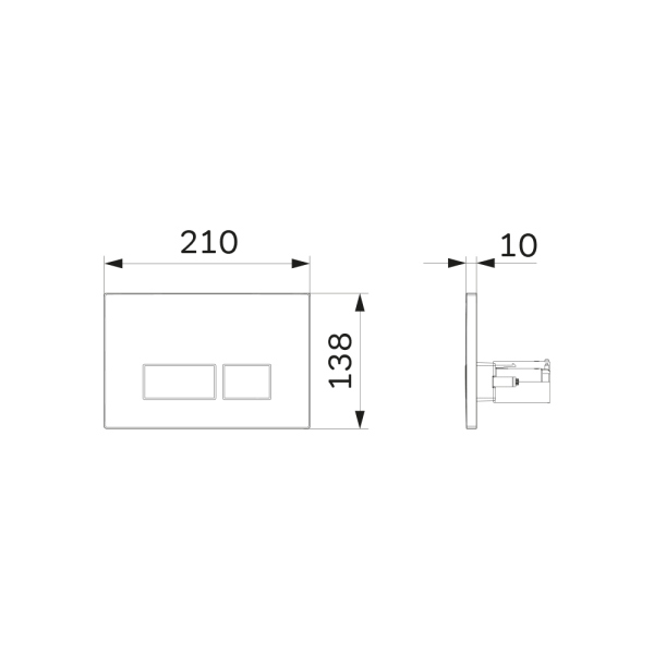 Клавиша для инсталляции AM.PM Pro S, I047001