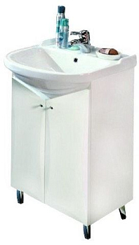 Тумба под раковину Акватон Джимми 57 У (1A068401DJ010) белая