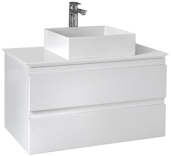 Тумба с раковиной Jacob Delafon Madeleine 80 белый матовый с подсветкой EB2083-J51