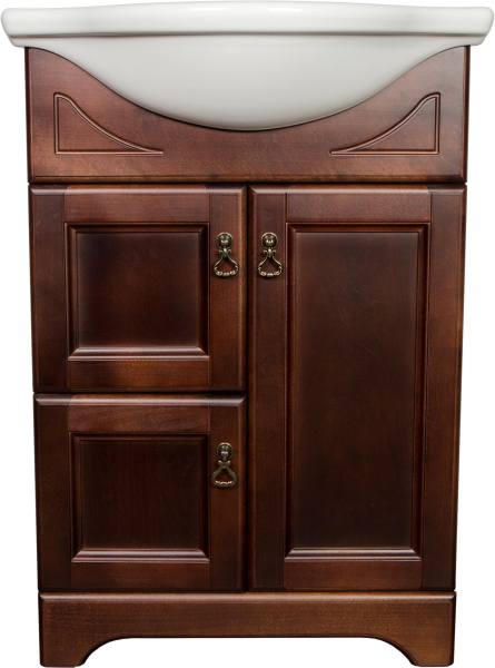 Тумба с раковиной 1 Orange Классик 60 орех антикварный