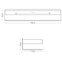 Полка прямоугольная Fixsen одноэтажная Hotel (FX-31003F)