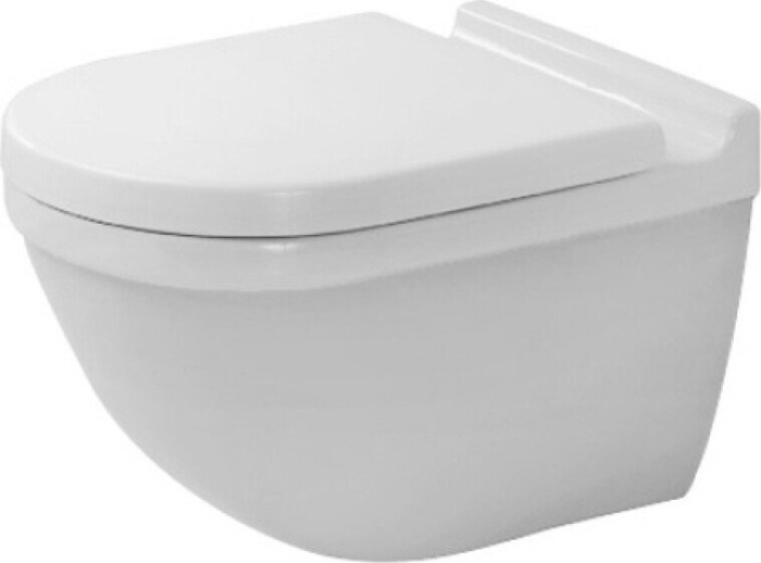 Чаша подвесного унитаза Duravit Starck 3 Rimless (45270900A1) с сиденьем