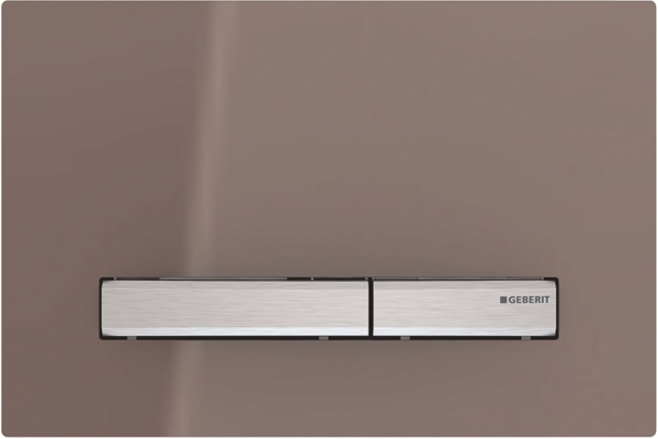 Кнопка смыва Geberit Sigma 50 115.788.SQ.2 темно-коричневое стекло