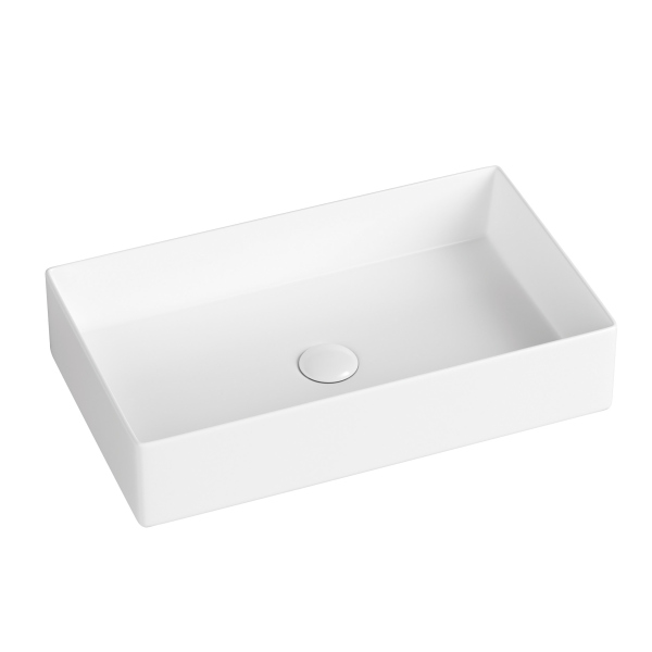 Раковина накладная ABBER Rechteck AC2220MW белая матовая