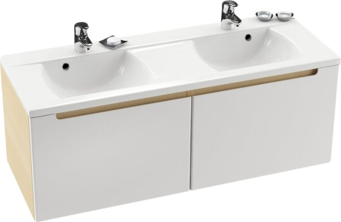 Тумба для комплекта Ravak Classic 130 белая/береза