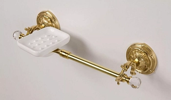 Полотенцедержатель ART&MAX BAROCCO CRYSTAL AM-2057P-Do-Ant-C, Античное золото