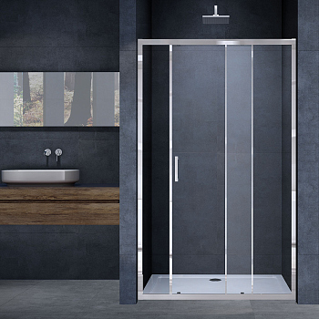 Душевая дверь Vincea Alpha VDS-3AL130CL, 1300, хром, стекло прозрачное