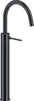 VE125148/2FLP VELIS смеситель для раковины высокий 394, глянцевый черный