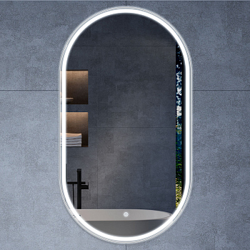 Зеркало Vincea LED VLM-3AU100 600х1000 c сенсорным выключателем и диммером