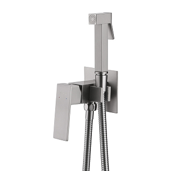 Смеситель ABBER Daheim AF8226SP с гигиеническим душем, сатин
