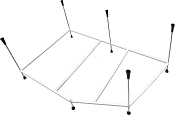 Каркас для ванны AM.PM Like 170х110 L