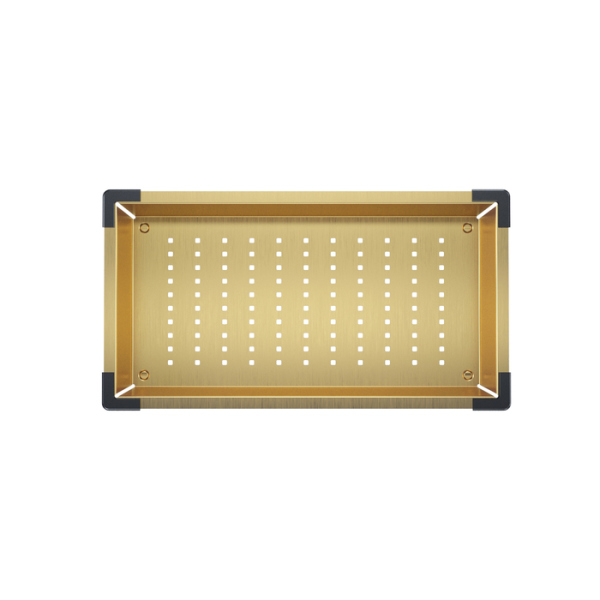 Коландер IDDIS Kitchen Line нержавеющая сталь, матовое золото 426*231 (KOL23MGi59)