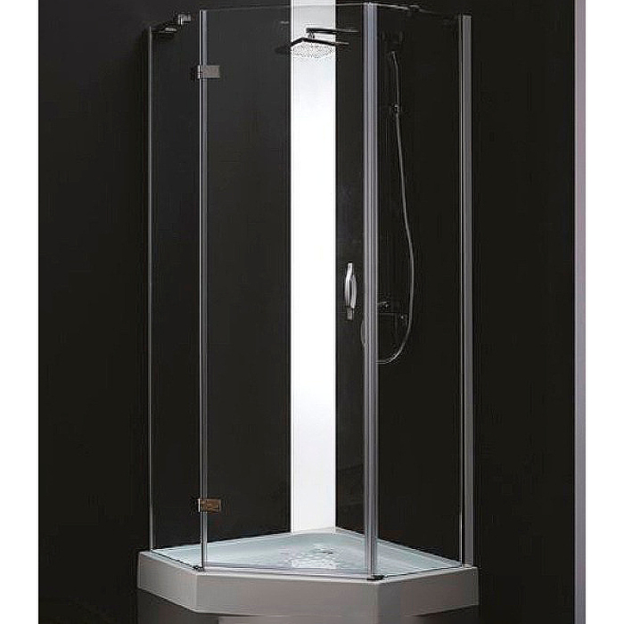 Душевой уголок Cezares BERGAMO-W-P-1-100-C-Cr-L-IV