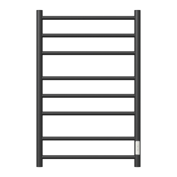 Полотенцесушитель электрический Point PN10848B П8 400x800 диммер справа, черный