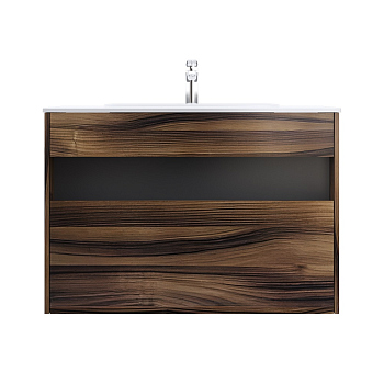 Тумба без раковины с нишей и 1 ящиком, 100 см, дуб крафт, универсальная AM.PM Func, M8FFUX1001OF