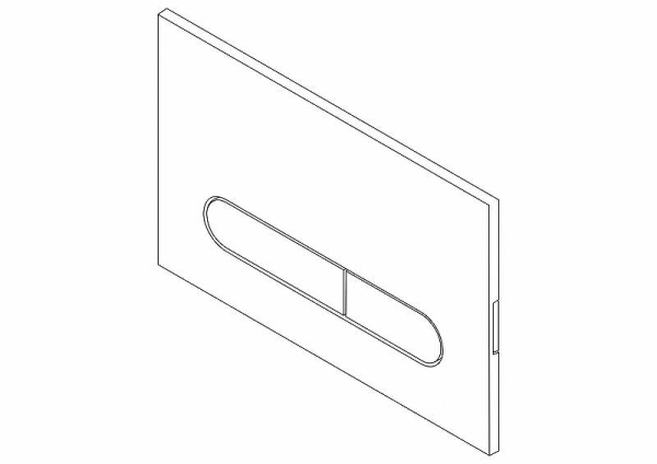 Кнопка смыва BelBagno PROSPERO, цвет-черный матовый Tocco Morbido, BB007-PR-NERO.M