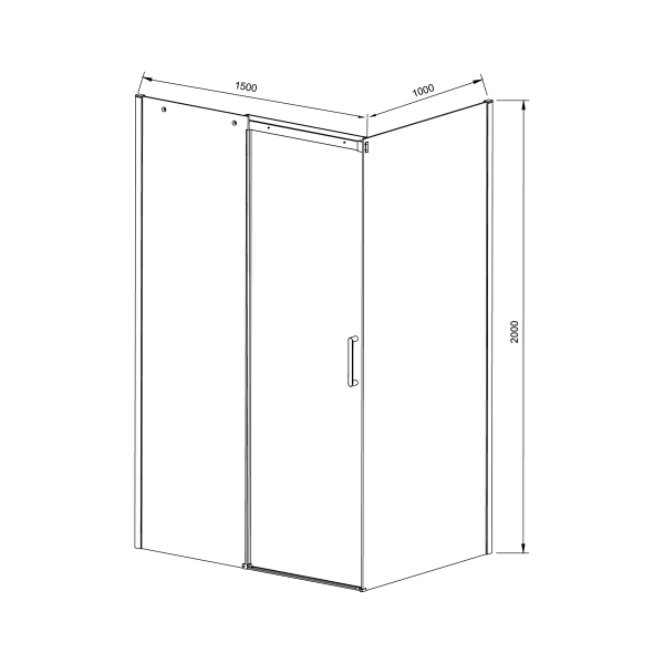 Душевой уголок Vincea Dice VSR-4D1015CLB, 1500*1000, черный, стекло прозрачное Душевой уголок Vincea Dice VSR-4D1015CLB, 1500*1000, черный, стекло прозрачное