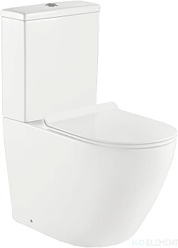 Унитаз-компакт BelBagno Sfera-r BB2141CPR (готовый набор)