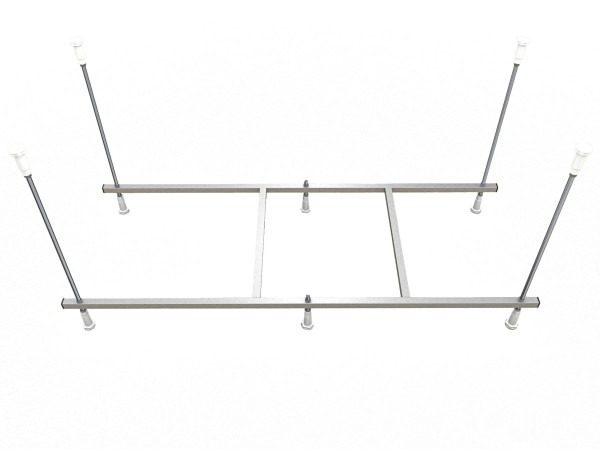 Сборный каркас Aquatek к ванне Лугано 150/Либерти 150 (шпильки), KAR-0000059