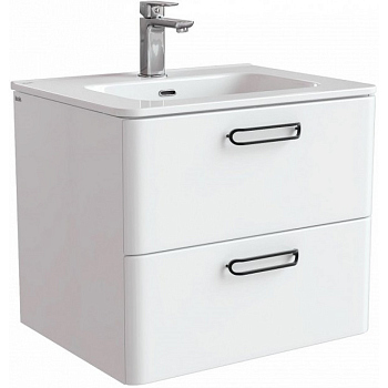 Тумба с раковиной IDDIS Brick 60 подвесная белая (BRI60W0i95K)
