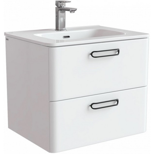 Тумба с раковиной IDDIS Brick 60 подвесная белая (BRI60W0i95K)