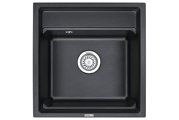 Кухонная мойка GRANULA Kitchen Space (5002, ЧЁРНЫЙ)