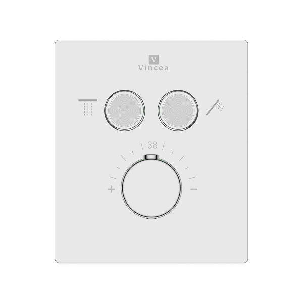 Встраиваемый смеситель для душа Vincea VSCV-321T-MCH двухфункциональный, термостатический, хром