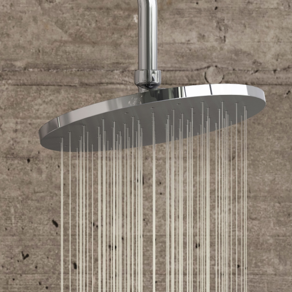 Душевая система с ванно-душевым смесителем-полкой Damixa Jupiter, 977730000