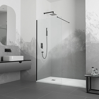 Душевая перегородка RGW WA-010B, 351001007-14, Чёрный, 70*195