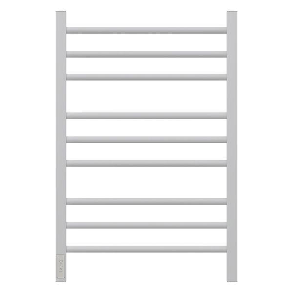 Полотенцесушитель электрический Point PN70758W П9 500x800, диммер слева, белый