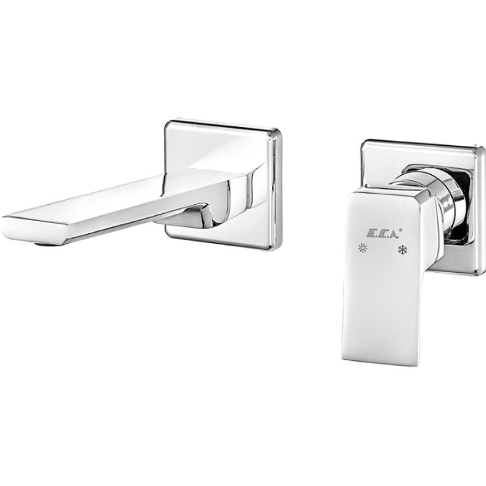 102167605EX-KK TIERA смеситель для раковины настенный 2 отв. (внешняя часть)