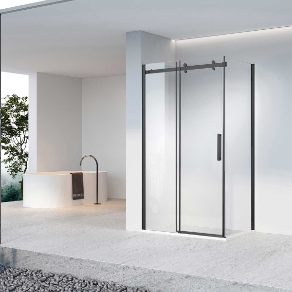 Душевой уголок Vincea Como-N VSR-4CN9013CLB, 1300*900, черный, стекло прозрачное Душевой уголок Vincea Como-N VSR-4CN9013CLB, 1300*900, черный, стекло прозрачное