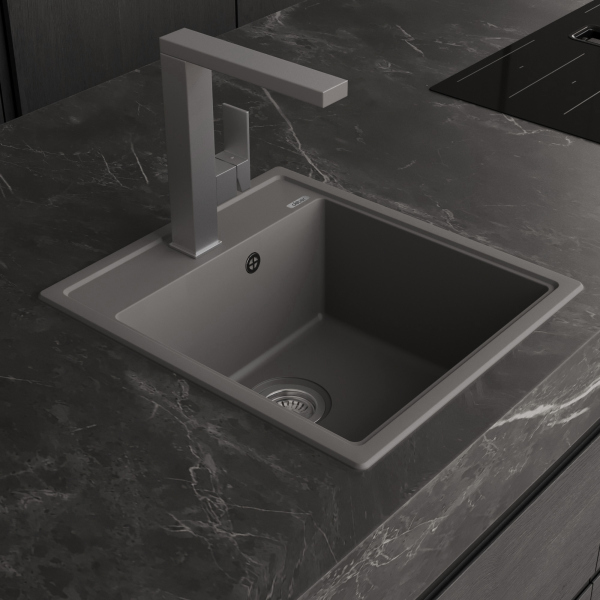 Кухонная мойка ABBER Quarz AQ2901G серый