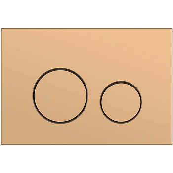 Кнопка Cersanit TWINS для LINK PRO/VECTOR/LINK/HI-TEC пластик золотой матовый