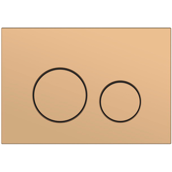 Кнопка Cersanit TWINS для LINK PRO/VECTOR/LINK/HI-TEC пластик золотой матовый